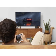 Sonos Beam Gen 2 Soundbar White - Exceptional Sound Quality & Sleek Design for Your Home Entertainment